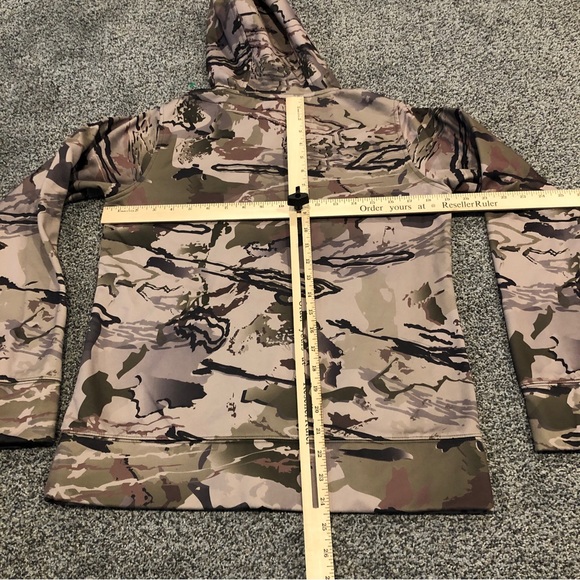 Under Armour Sweater Adult Small Brown Camo Sweatshirt Pullover Hoodie Mens - Picture 5 of 7